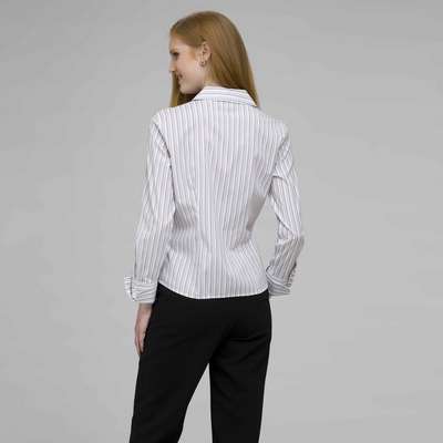 Platinum Red Stripes Easy Care Fitted Shirt, , medium